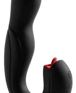 Joi Pro - Remote Control Rotating Head G-spot Vibrator & Clit Licker Black