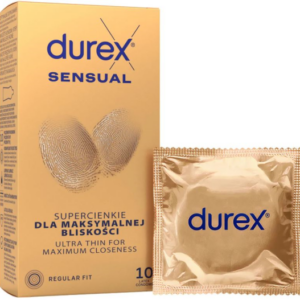 Durex Sensual – tenké kondómy (10 ks)