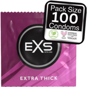 EXS Extra Thick – zosilnené kondómy (100 ks)
