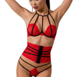 Páskový komplet Red Passion, XXL–XXXL