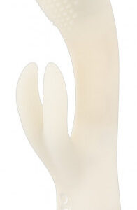 Svietiaci silikónový vibrátor s výbežkom na klitoris Lumisphere Bunny (19,5 cm)
