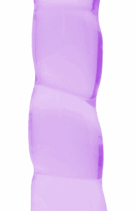 Dildo s prísavkou Majestic (17 cm), fialové