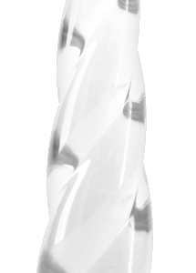 Gélové dildo s prísavkou Fantasia Siren (19 cm), priehľadné