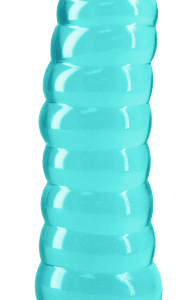 Gélové dildo s prísavkou Fantasia Nymph (19 cm), tyrkysové