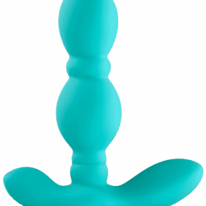 Vibračný análny kolík Funn Plug Turquoise (13,3 cm)