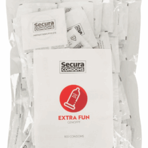 Secura Extra Fun - vrúbkované kondómy (100 ks)