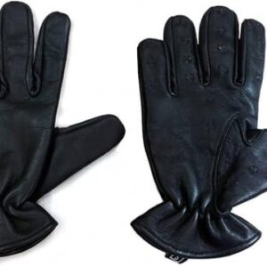 Kožené rukavice s kovovými hrotmi Vampire Gloves, XL