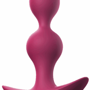Vibračné análne guličky Twinny Bud (11,2 cm), fialové