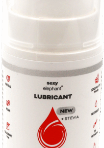 Cestovné balenie Jahodový lubrikačný gél Sexy Elephant (15 ml)