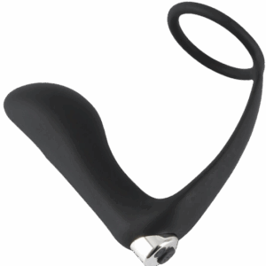Vibračný análny kolík s krúžkom na penis Cock Ring