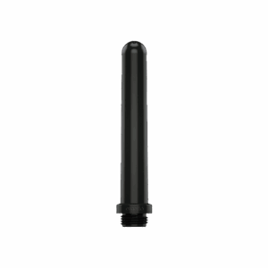 Ergoflo - Premium Tip for Anal Shower - 5” / 13 cm - Black
