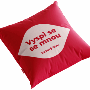Merch – sloní vankúš s nápisom