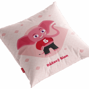 Merch – sloní vankúš s obrázkom