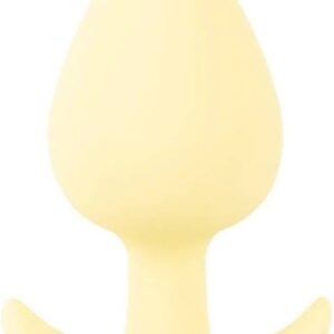 Silikónový análny kolík Cuties Yellow Pastel (8,4 cm)