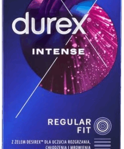 Durex Intense Orgasmic – vrúbkované kondómy (10 ks)