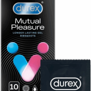 Durex Mutual Pleasure – vrúbkované kondómy (10 ks)