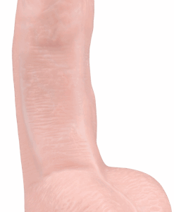 Easytoys dildo s prísavkou a semenníkmi 15cm