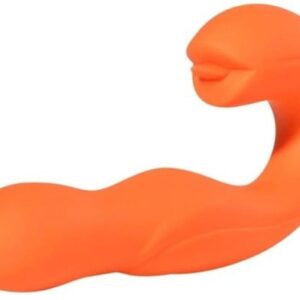 Joi - Rotating Head G-spot Vibrator & Clit Licker Orange
