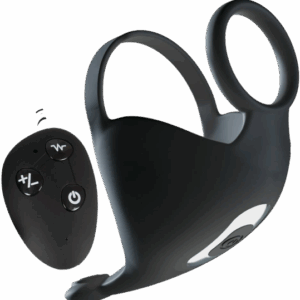 Cock ring with RC ball massager