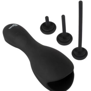 Glans Vibrator with 3 attachable Dilators