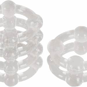 Looping cock rings