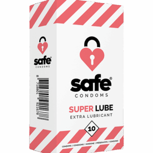 SAFE - Condoms with Extra Lubricant Superlube 10 pcs