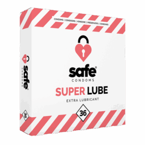 SAFE - Condoms with Extra Lubricant Superlube 36 pcs