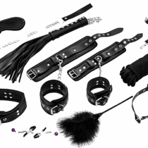 ZENN Complete 11-Piece Bondage Set for Beginners II - Black