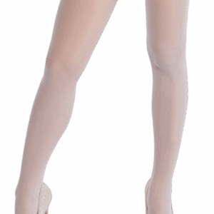 Cottelli hold-up stockings with lace trim white M
