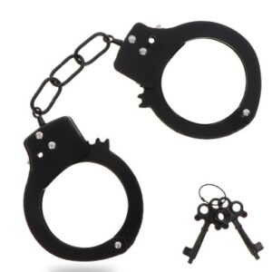 ToyJoy Classics Metal Handcuffs Black