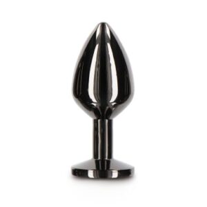 Taboom Bondage Essentials Butt Plug With Diamond Jewel M Black