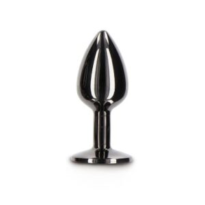Taboom Bondage Essentials Butt Plug With Diamond Jewel S Black