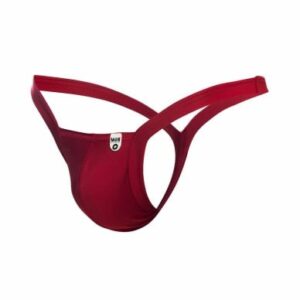MOB Eroticwear Y Buns Thong Red M