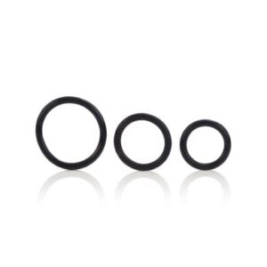 CalExotics Black Rubber Ring - 3 Piece Set