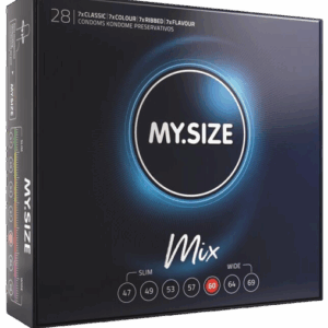 MY SIZE - MIX CONDOMS 60 MM 28 UNITS