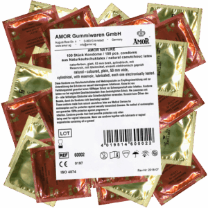 Amor Bulk-Pack: Nature, 100 natural condoms