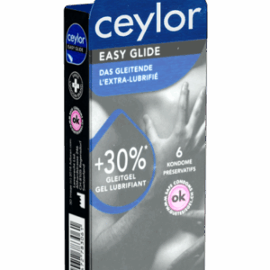 Ceylor Single: Easy Glide, 6 extra wet condoms