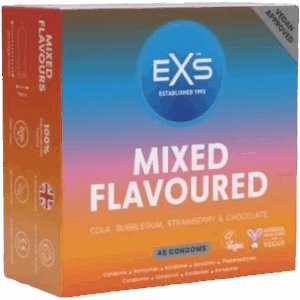 EXS Mixed Flavoured – mix ochutených kondómov (48 ks)