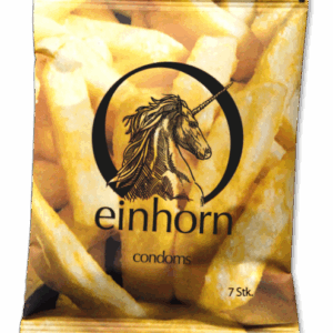 Einhorn Condoms: Food Porn, 7 condoms in the chips bag