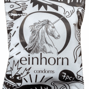 Einhorn Condoms: Rückkehr der Spermamonster, 7 condoms in the chips bag
