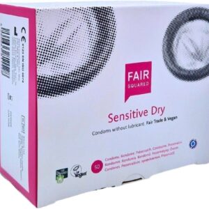 Fair Squared Maxi-Pack: Sensitive Dry, 50 Fair Trade condoms
