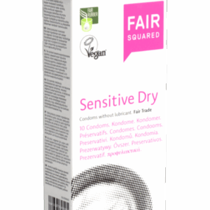 Fair Squared Single: Sensitive Dry, 10 Fair Trade condoms