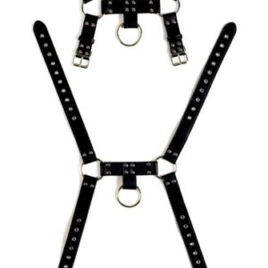 Pánsky bondage body vo štýle harnessu mod. 2 čierny