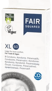 Fair Squared Single: XL 60, 8 Fair Trade condoms