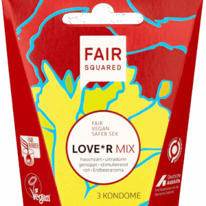 Fair Squared Single: Love*r Mix condoms 3 pcs
