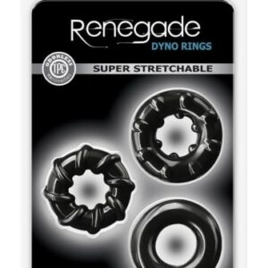 NS Novelties Renegade Dyno Rings Black