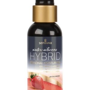 Sensuva Hybrid Osobný Lubrikant Jahoda 57ml