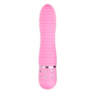 EASYTOYS MINI VIBE KOLEKCIA Love Diamond Vibrátor Ružový