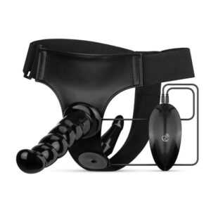 EASYTOYS FETISH COLLECTION - Vibračný Strap-On Set - Čierny