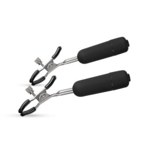 EASYTOYS FETISH COLLECTION Svorky na bradavky s vibračnými patrónami